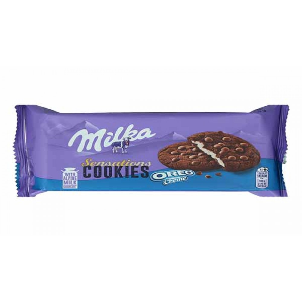 MILKA Cookies Sensations Creme Oreo 156 Grs Cx. 12