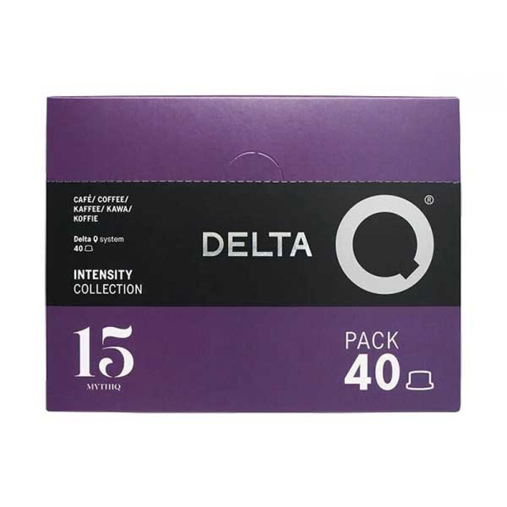 DELTA Q 15 Mythiq Cápsulas Café Pack 40 Cx. 10