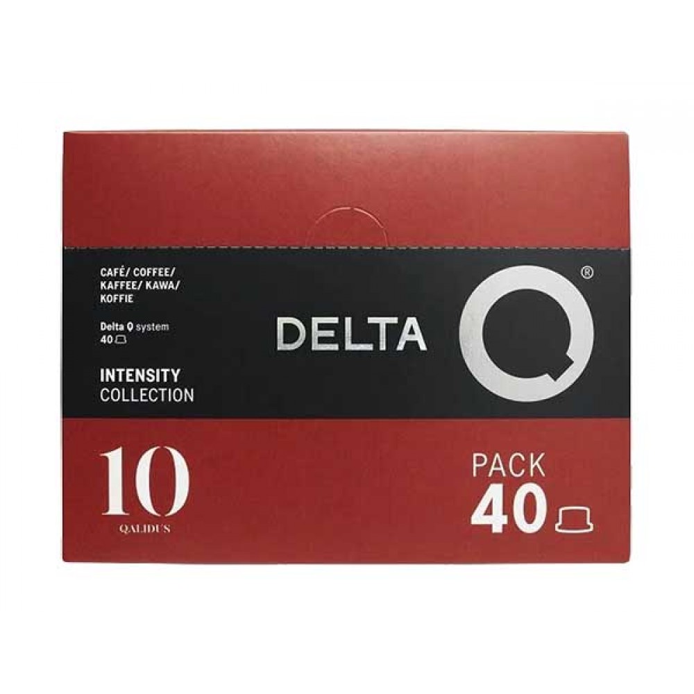 DELTA Q 10 Qalidus Cápsulas Café Pack 40 Cx. 10