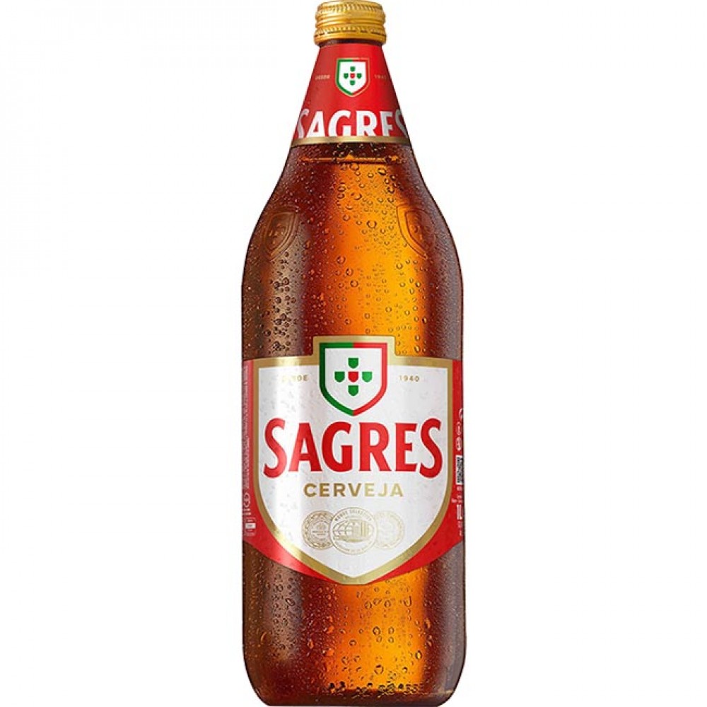 SAGRES Cerveja 1Lt Cx.6