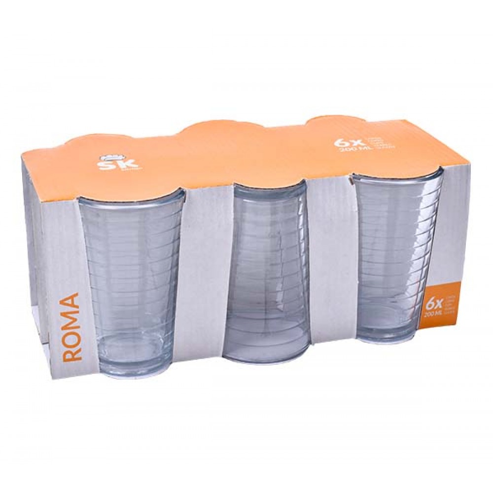 SK Roma Copo 200 Ml Pack 6 Cx. 8 Packs
