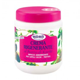 MILMIL Professional Máscara Regeneradora P/Cabelo C/Manteiga Karité 1000 Ml Cx. 12