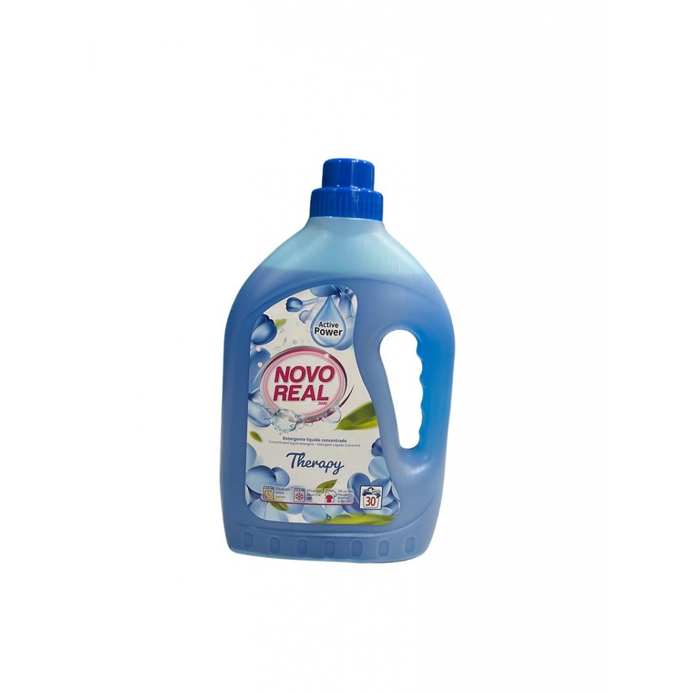 NOVO REAL Detergente Líquido Concentrado Therapy 30 Doses 1.5Lts Cx. 6