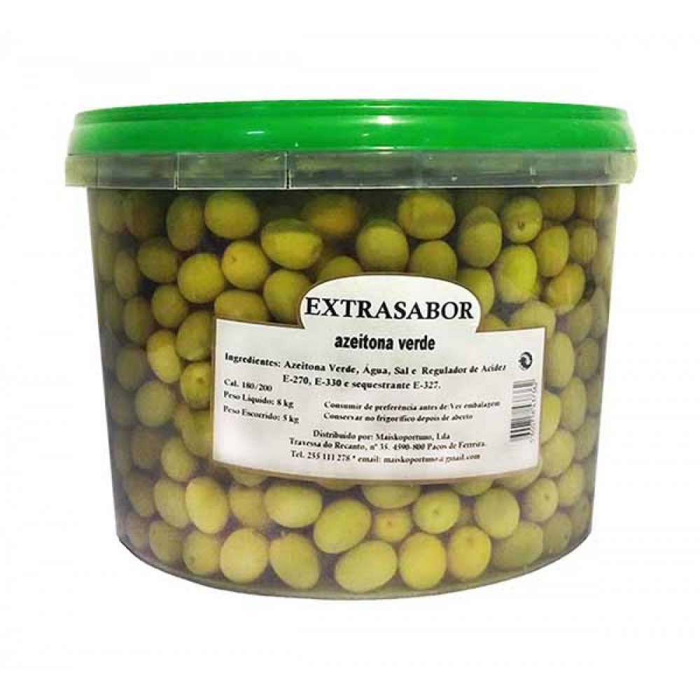 EXTRASABOR Azeitona Verde 181/200 Balde 5Kg
