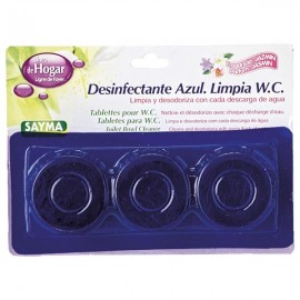 SAYMA Limpa Wc Desinfetante Azul 3uni Pack 6 Cx. 72