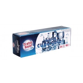 TRATO REAL Sacos Cubo de Gelo 24cubos 10un. Cx. 24