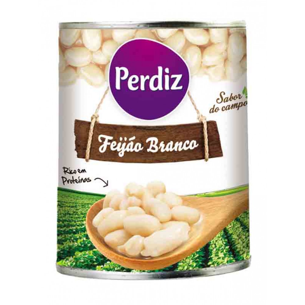 PERDIZ Feijão Branco Lata 420Grs Cx. 12