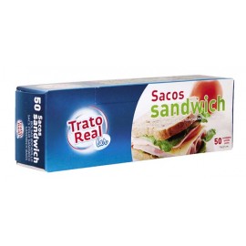 TRATO REAL Sacos Sandwich 50un. Cx. 24