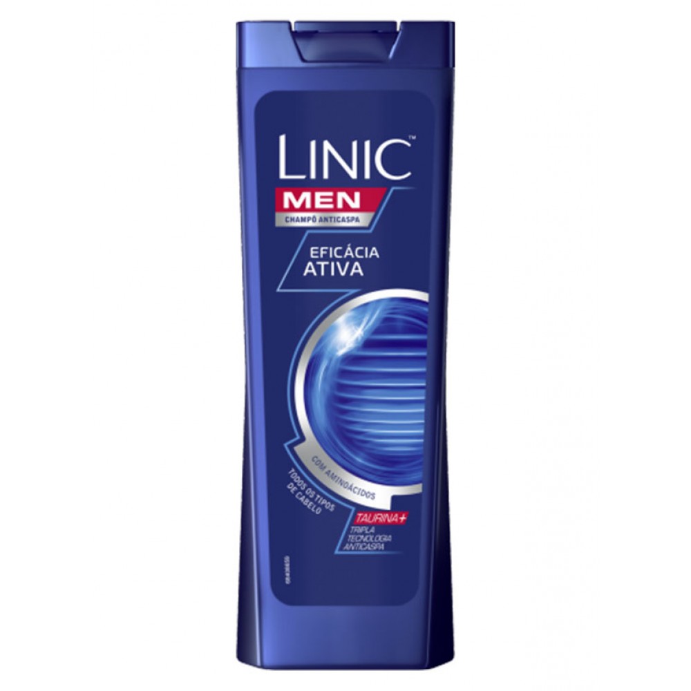 LINIC Champô Men Eficácia Ativa 360ml Pack 6 Cx. 12