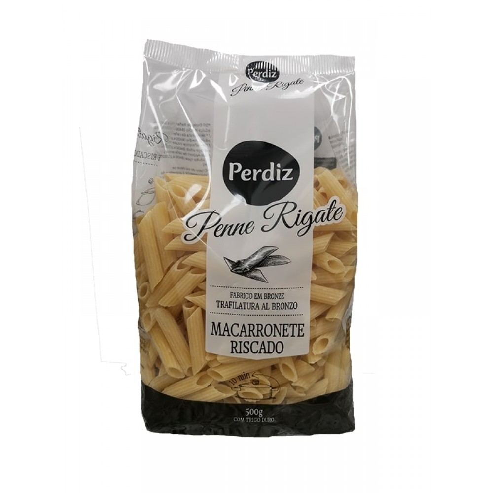 PERDIZ Massa Macarronete Riscado 500G Cx. 20