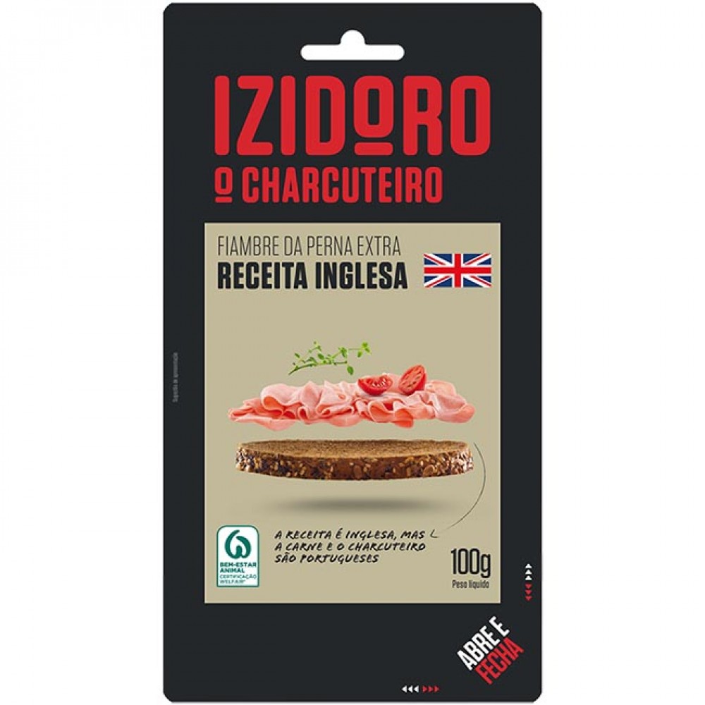 IZIDORO Fiambre Da Perna Extra Receita Inglesa 100GR Cx.6