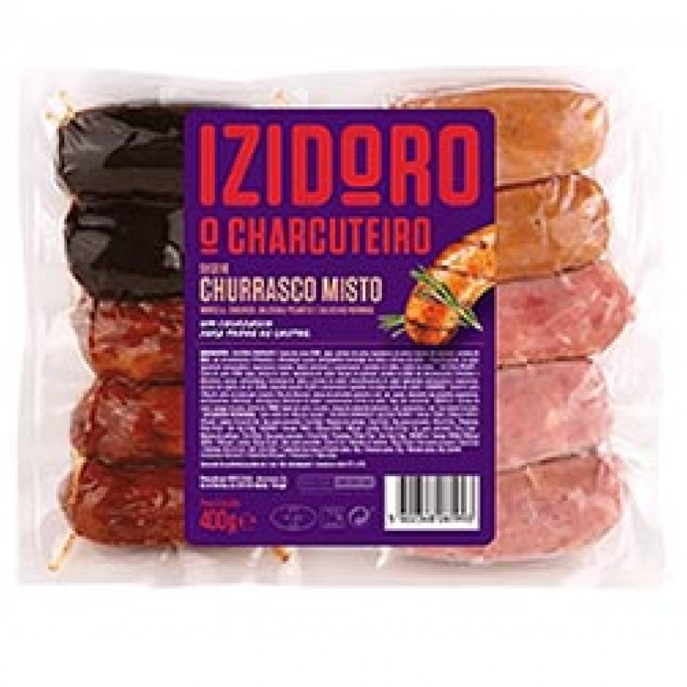IZIDORO Churrasco Misto 400Grs Cx.6