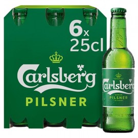 CARLSBERG 25cl Pack 6 Cx. 4 Packs