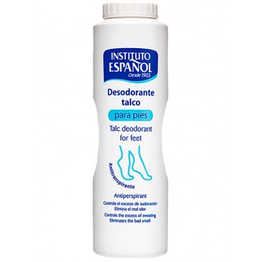 INSTITUTO ESPAÑOL Desodorizante Talco para os Pés 185Grs Cx. 6