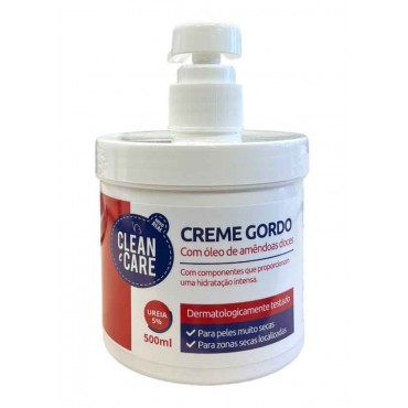 CLEAN CARE Creme Gordo C/Óleo Amêndoas Doces 500 ml Cx. 6