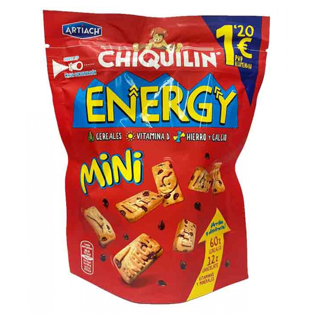 ARTIACH Chiquilin Energy Mini 125Grs Cx. 8