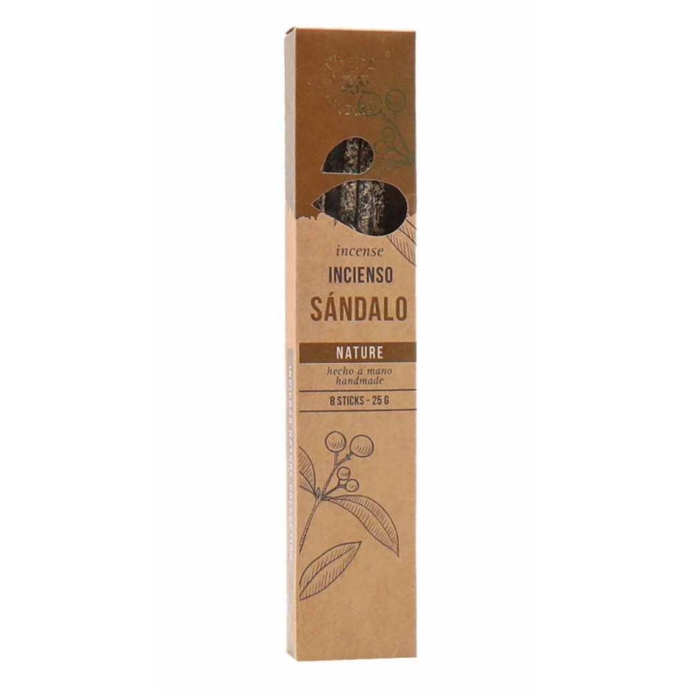 LA CASA DE LOS AROMAS Incenso Nature Sándalo 8uni Pack. 12 Cx. 72