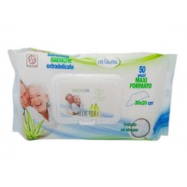 CHÁRTIS Toalhita Seniorcare Aloé Vera 50 Uni. Cx.24