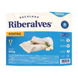 RIBERALVES Bacalhau Postas 800Grs Cx. 11