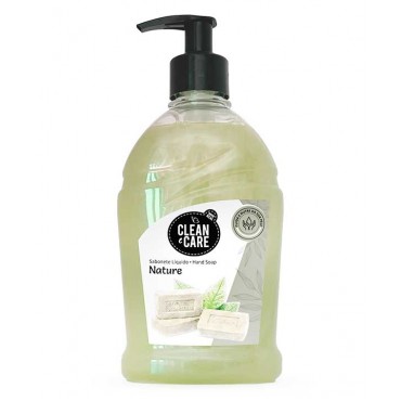 CLEAN CARE Sabonete Líquido C/ Doseador Nature 500ml Cx. 6