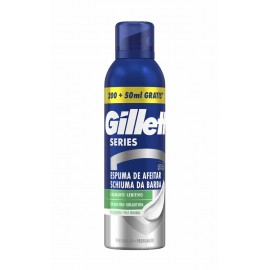 GILLETTE Espuma de Barbear Calmante C/Aloe Vera 250Ml Cx. 6