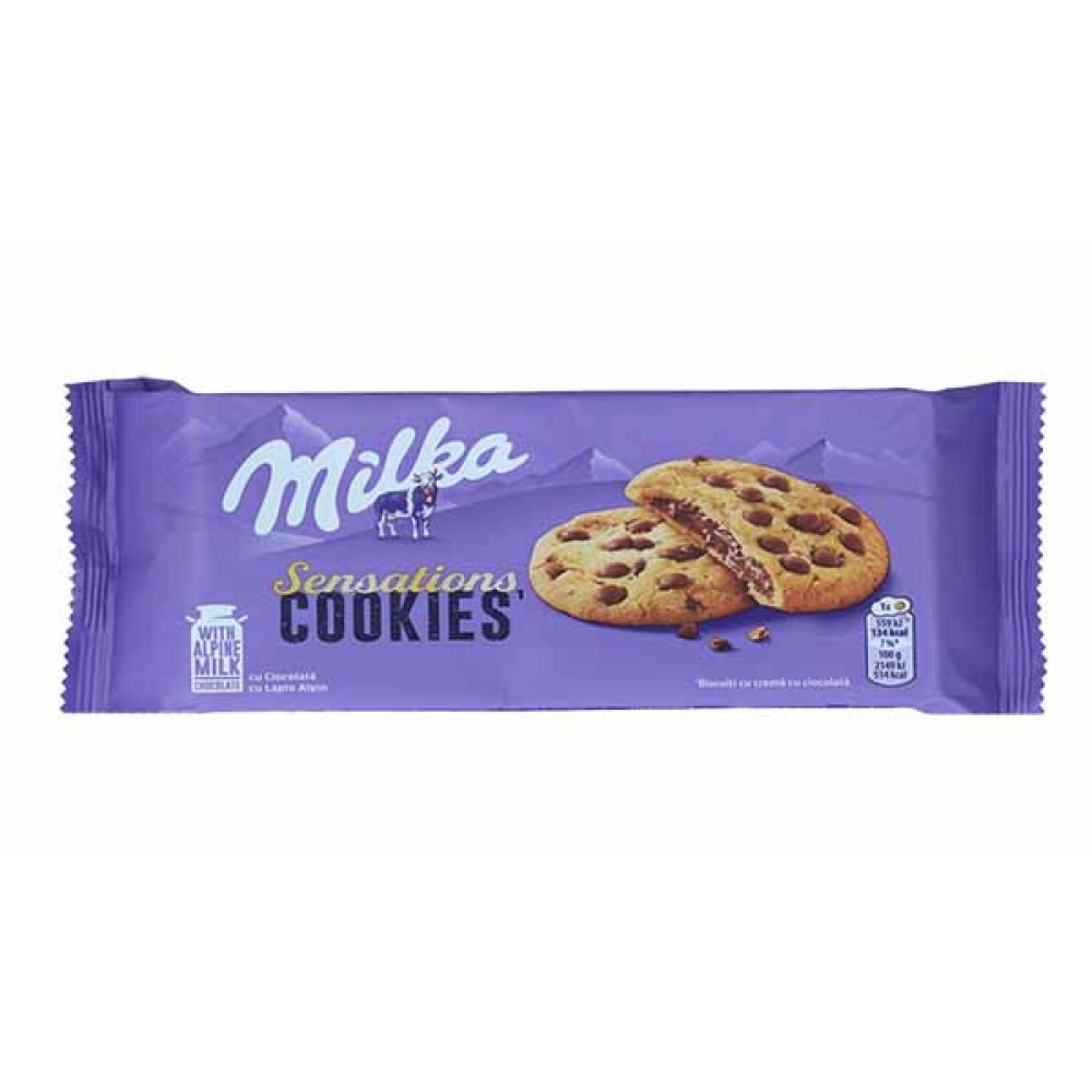 MILKA Cookies Sensations 156 Grs Cx. 12