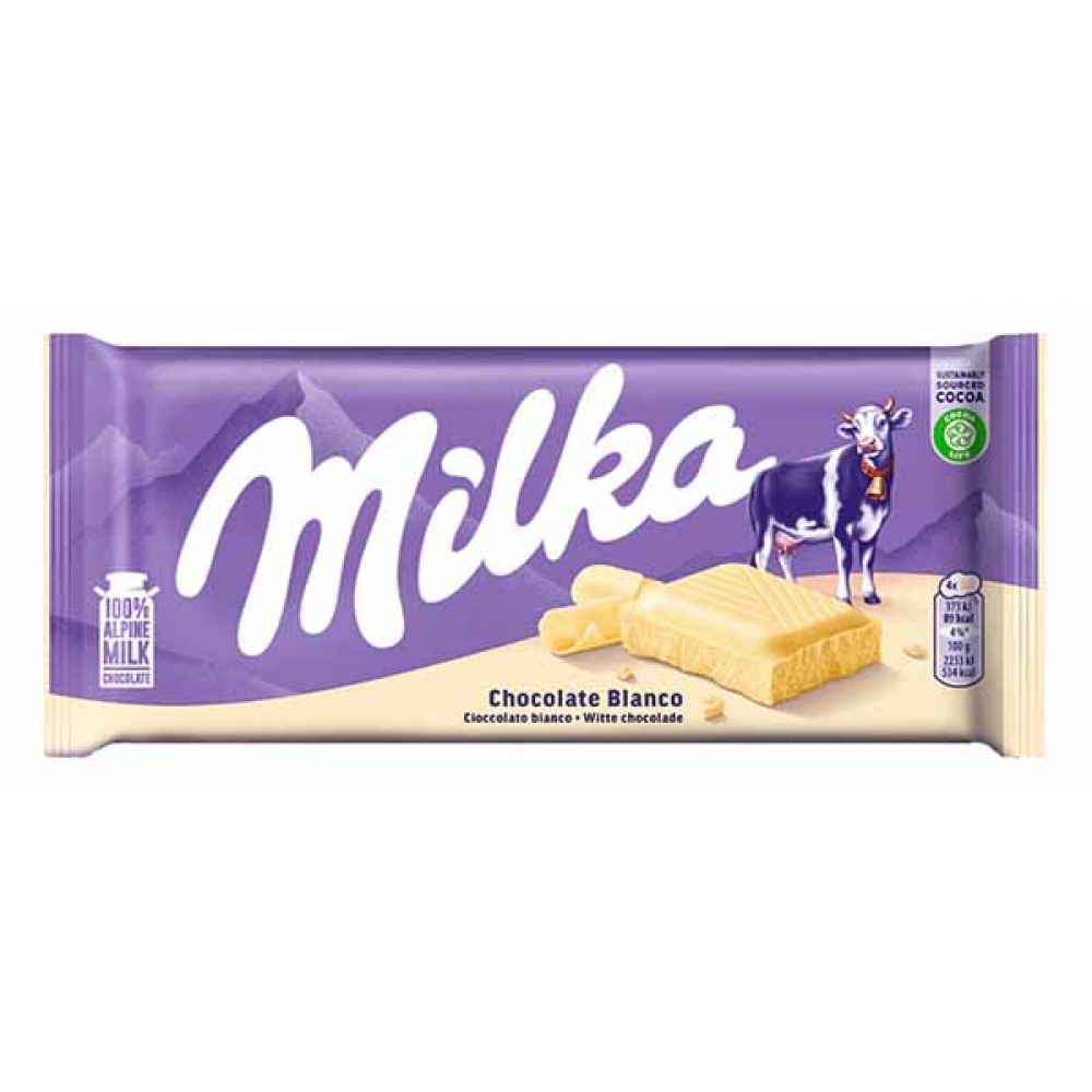 MILKA Chocolate Branco 90Grs Cx. 24
