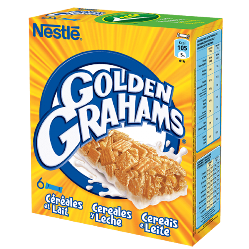 NESTLÉ Barra de Cereais Golden Grahams 150Grs Cx. 16