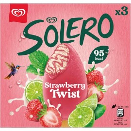 OLÁ SOLERO Twist Morango 3x90 ML Cx.10