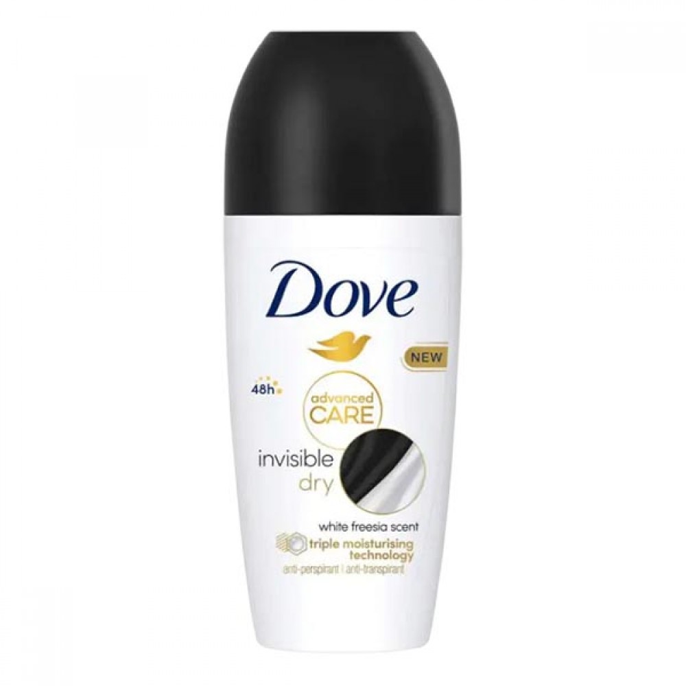 DOVE Deo Roll On Invisible Dry 50ml Cx.6