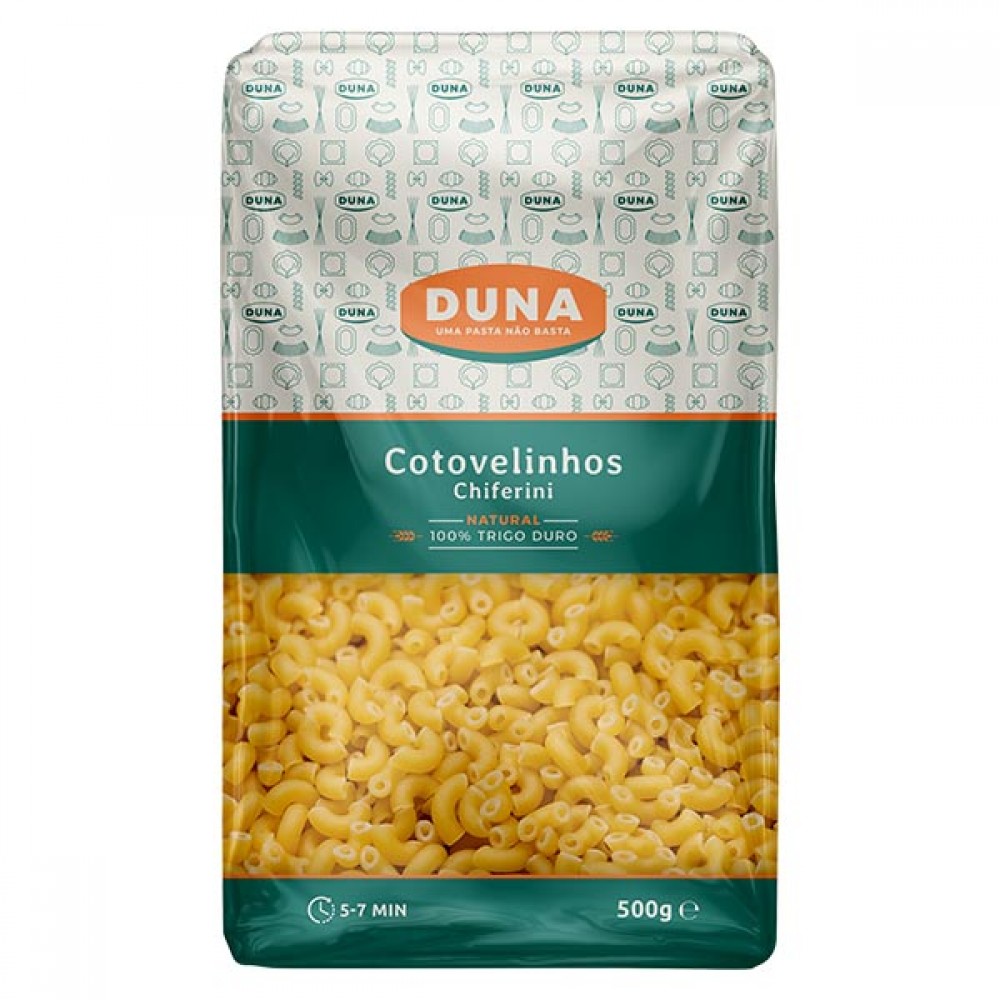 DUNA Massa Cotovelinhos 500Grs Cx. 20