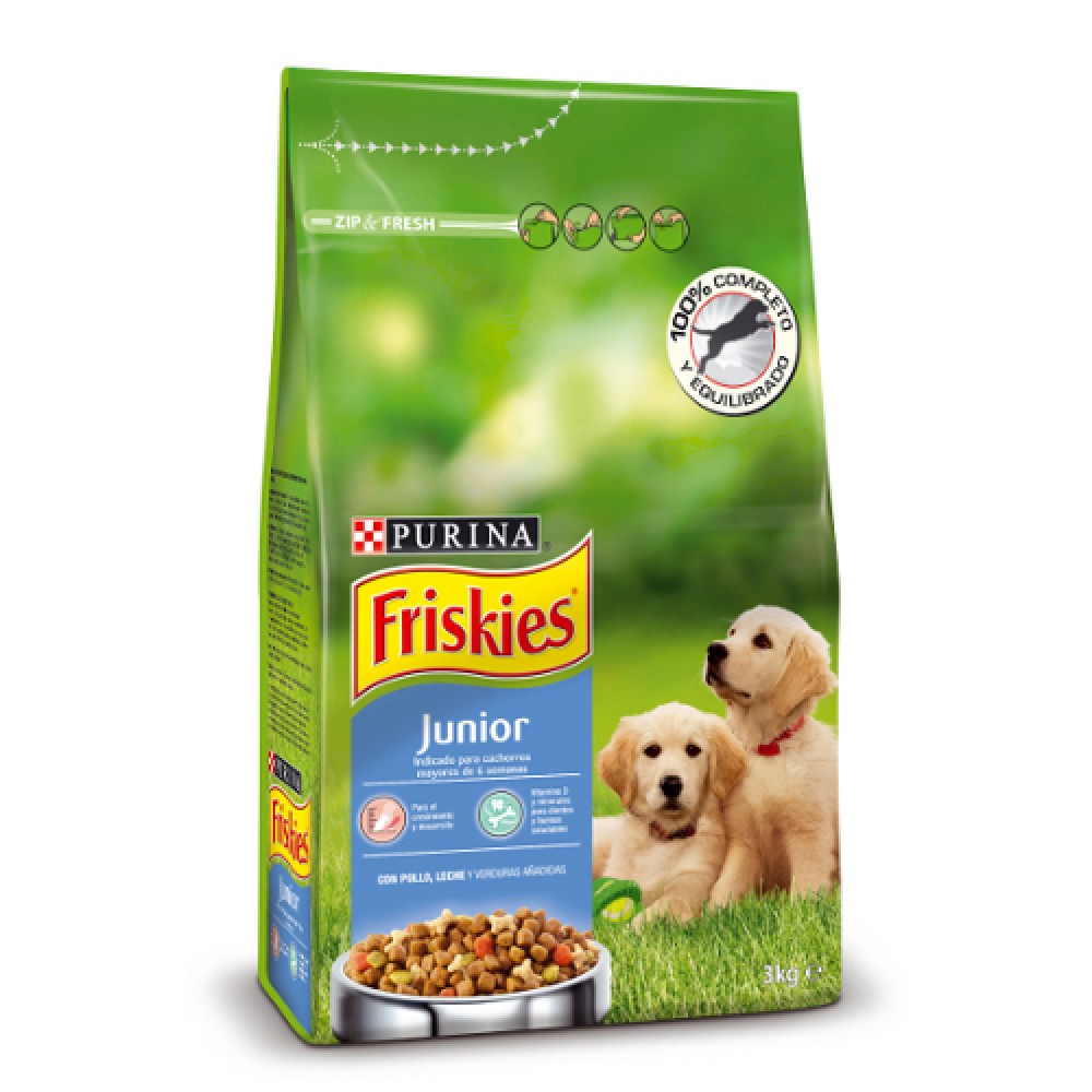 FRISKIES Cão Junior 3Kg Saco. 4