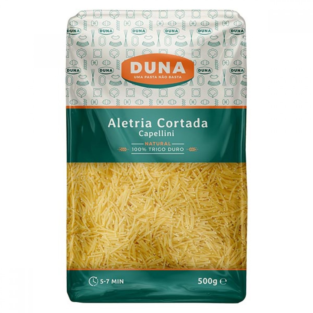 DUNA Massa Aletria Cortada 500Grs Cx. 20