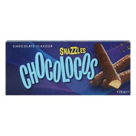 SNAZZLES Chocolocos Sticks Cobertos Chocolate 115 Grs Cx. 24