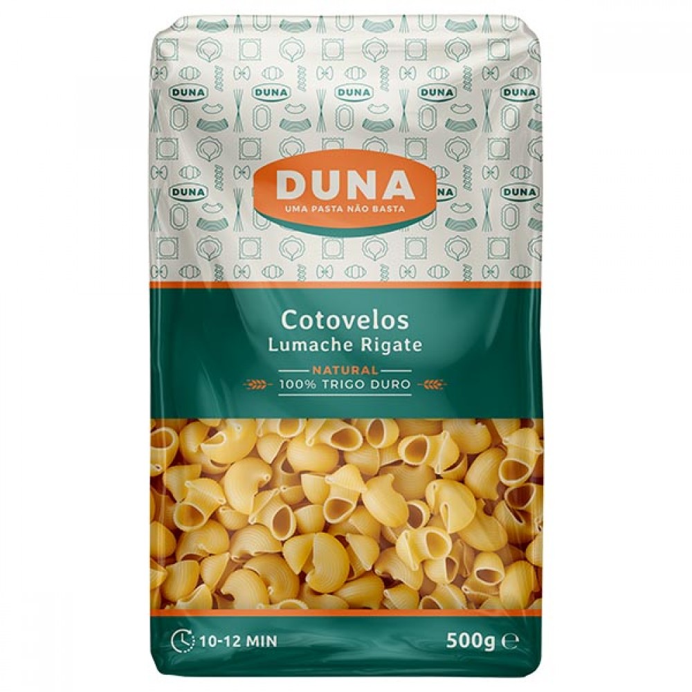 DUNA Massa Cotovelos 500Grs Cx. 20