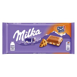 MILKA Chocolate Chips Ahoy 100Grs Cx. 22