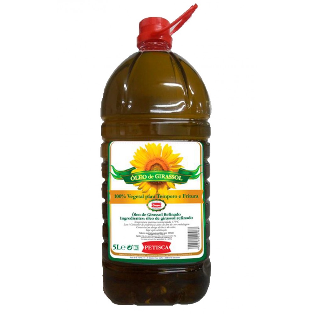Petisca Oleo Girassol Refinado 5L cx.3