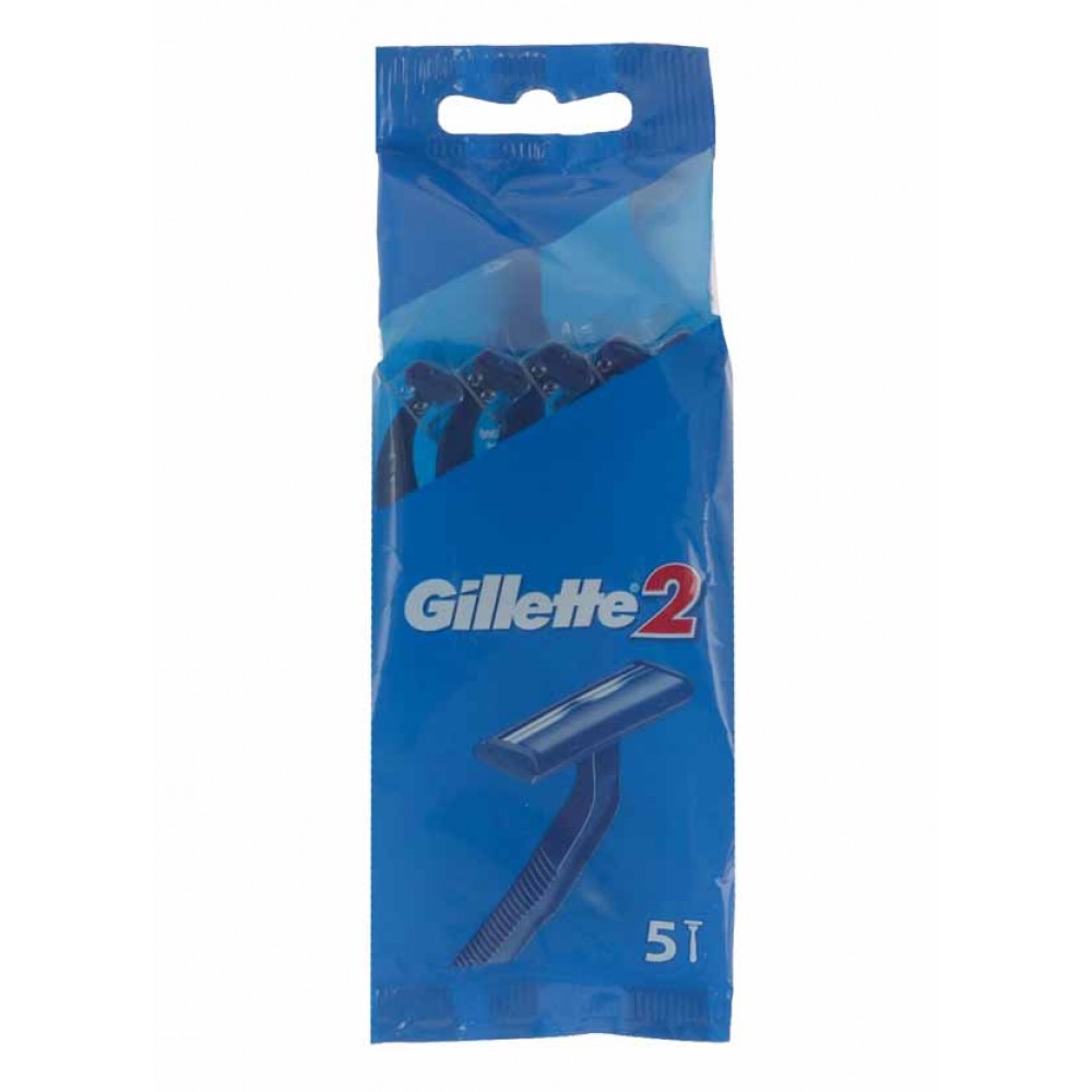 GILLETTE G2 Lâminas Descartáveis Pack 5 Cx. 6 Packs