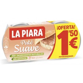 LA PIARA Paté Suave de Porco 2 x 75 Grs Cx. 12