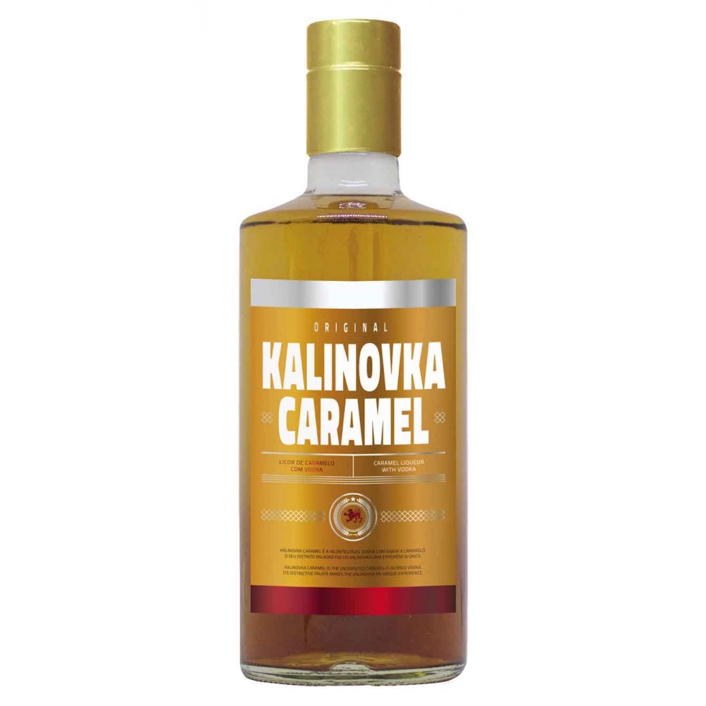 KALINOVKA CARAMEL Licor de Caramelo e Vodka 70Cl Cx. 12