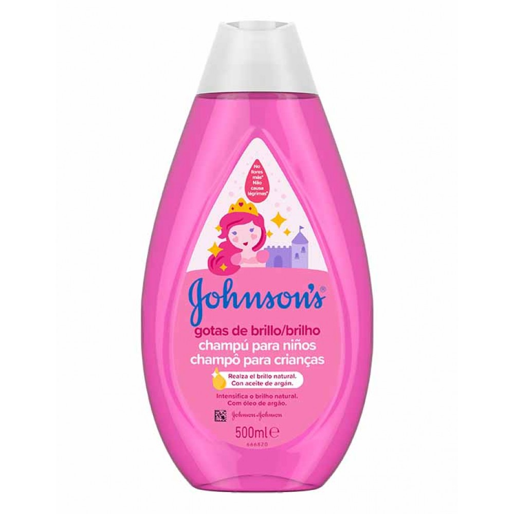 JOHNSON´S Champô Gotas de Brilho P/Crianças 500 Ml Cx. 12