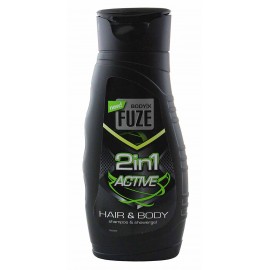 FUSE Active Body-X 2x1 Gel e Shampô 300 ml Cx. 12