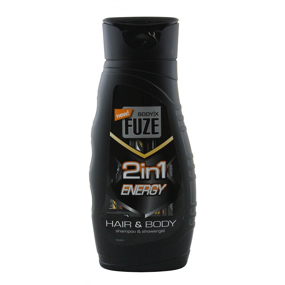 FUSE Energy Body-X 2x1 Gel e Shampô 300 ml Cx. 12 FUSE Energy Body-X 2x1 Gel e Shampô 300 ml Cx. 12