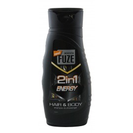 FUSE Energy Body-X 2x1 Gel e Shampô 300 ml Cx. 12 FUSE Energy Body-X 2x1 Gel e Shampô 300 ml Cx. 12