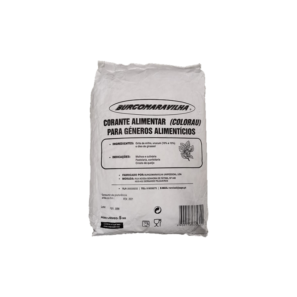 CORANTE ALIMENTAR 5KG
