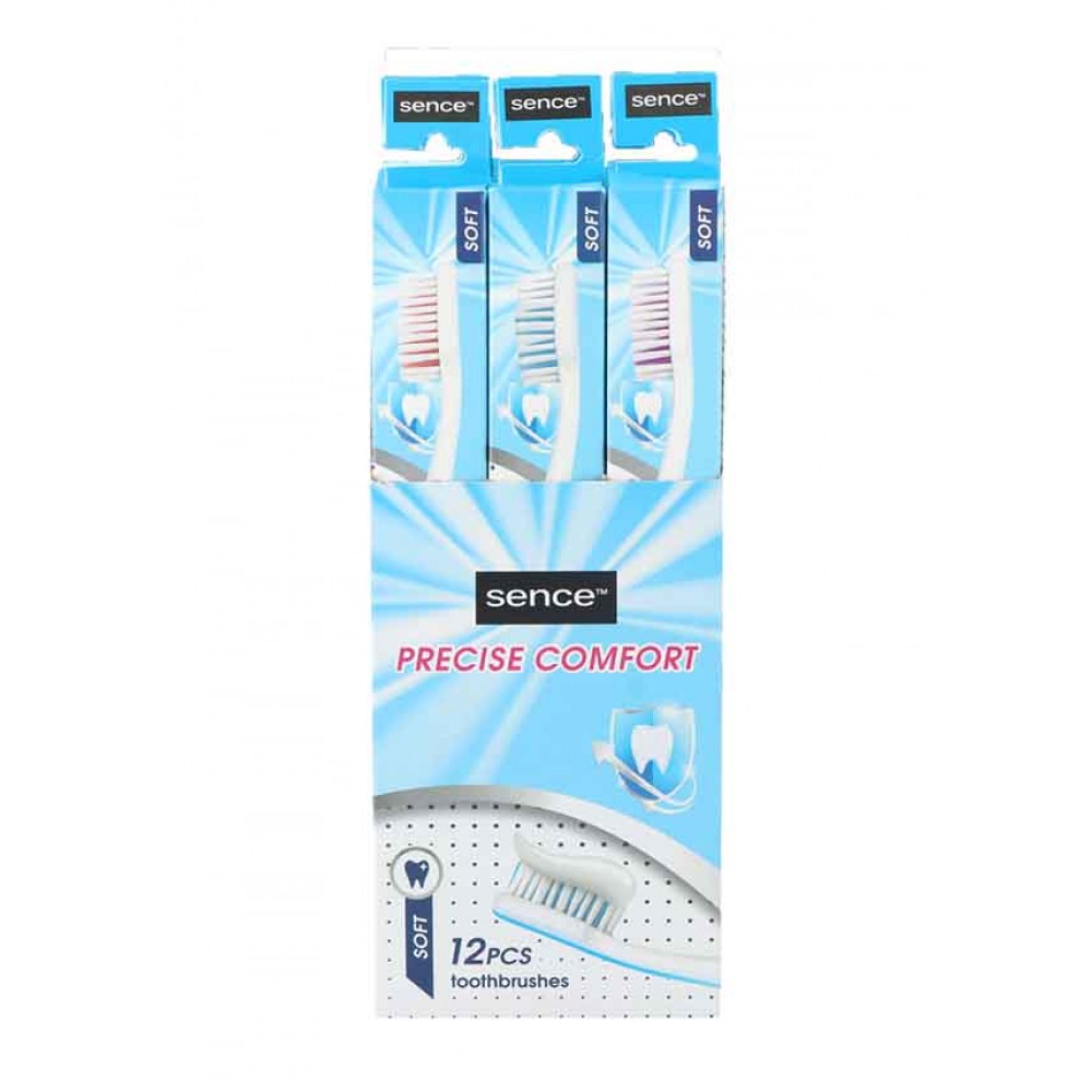 SENCEFresh Soft Confort Clean Escovas Dentes Pack 12 Cx. 144
