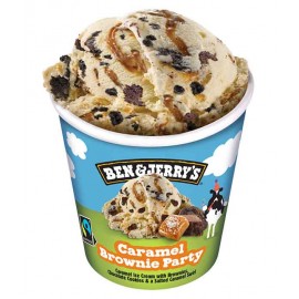 BEN & JERRY Gelado de Caramelo Salgado C/Brownie 405 Grs Pack 8