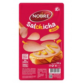 NOBRE Salsicha Fatiada 100 Grs Cx. 12