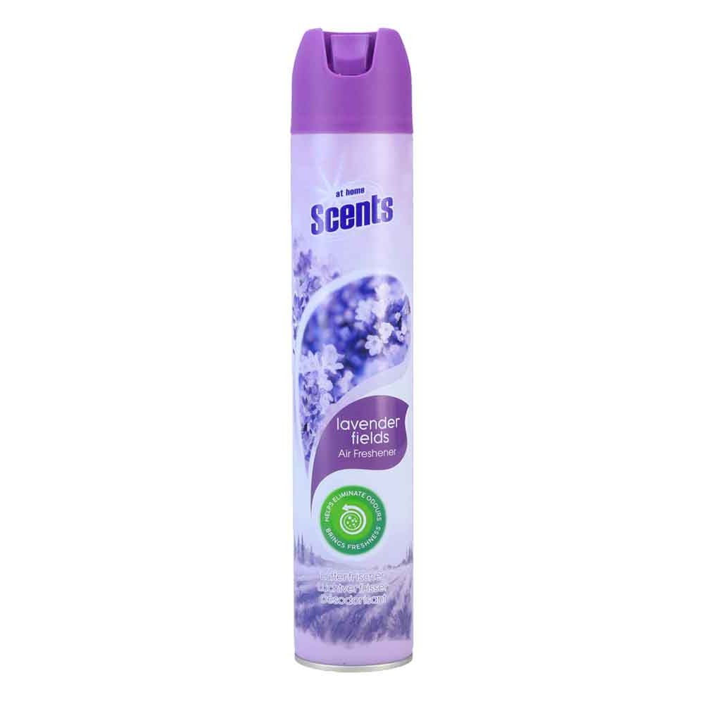 AT HOME Scents Ambientador Spray Lavender Fields  400Ml Cx. 12