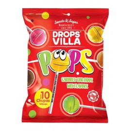DROPS VILLA Chupas Sabores Sortidos 120 Grs Cx. 16